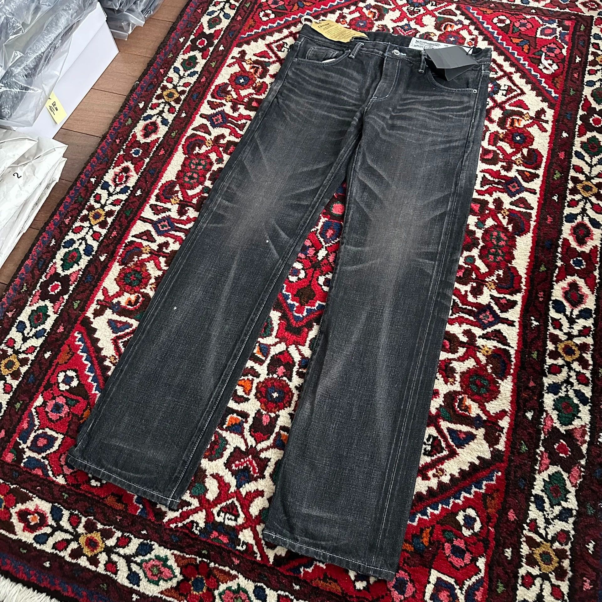 Neighborhood neighborhood 15aw black narrow m jeans Size US 30 / EU 46 - 5 Thumbnail