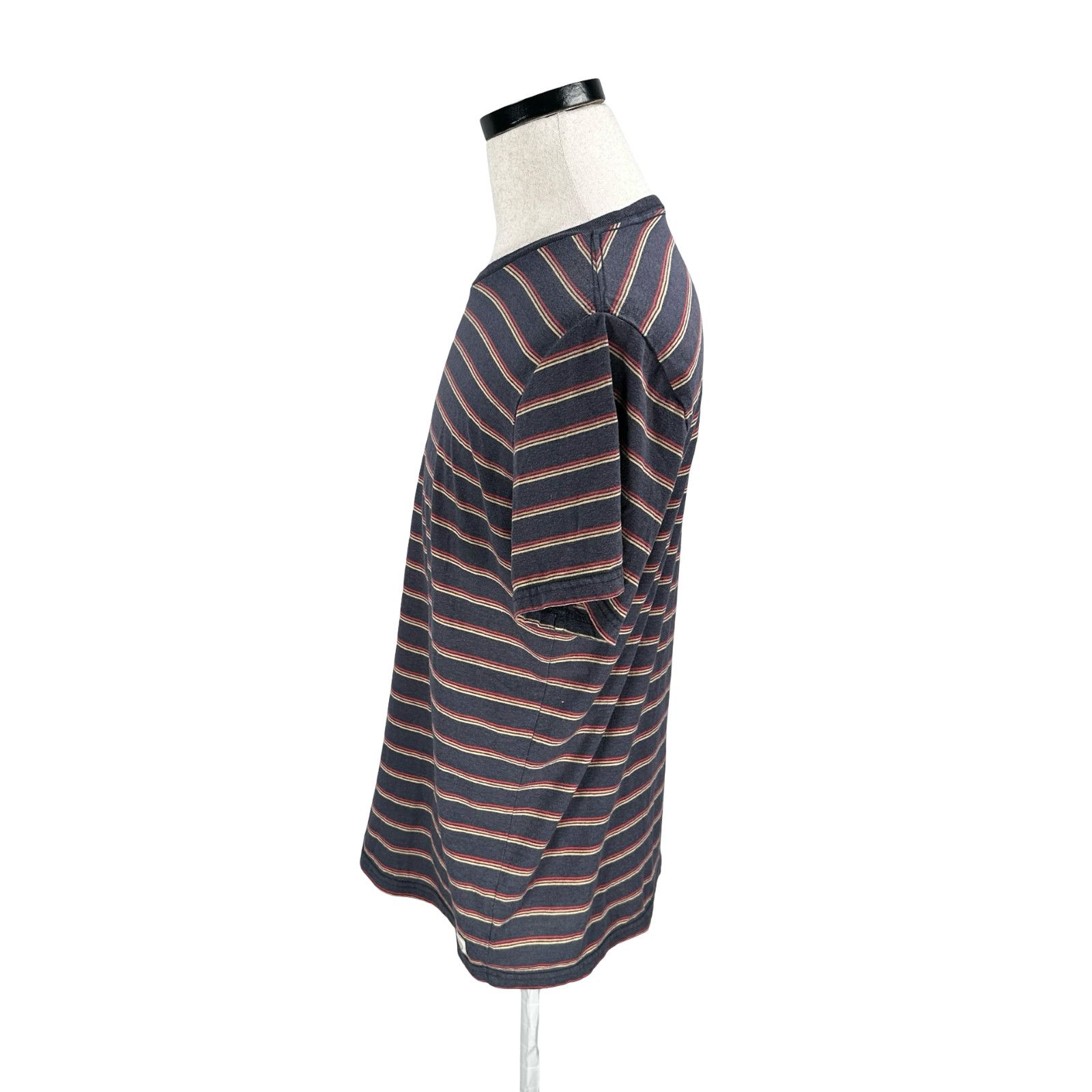 Marine Layer Marine Layer Re-Spun T-Shirt Men M/L Blue Striped Crew Neck Size US M / EU 48-50 / 2 - 4 Thumbnail