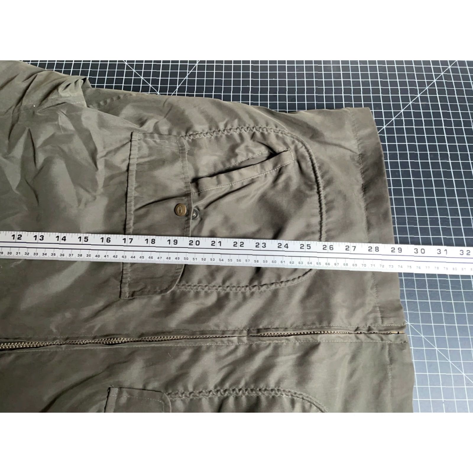 Gant GANT Jacket Men's Large Green Brown Leather Collar Internal Vest Zip Up VTG Jacket Size US L / EU 52-54 / 3 - 6 Thumbnail