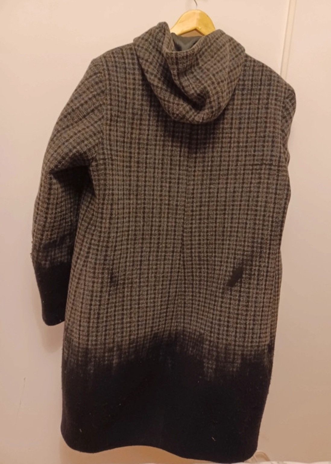 Prada A/W 2007 RUNWAY TUFTED WOOL CHECKED COAT Size US L / EU 52-54 / 3 - 3 Thumbnail