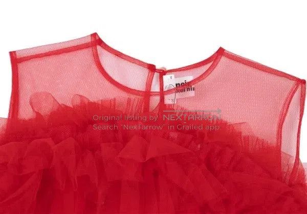 Comme des Garcons Comme Des Garcons Red vintage sheer top Size M / US 6-8 / IT 42-44 - 5 Thumbnail
