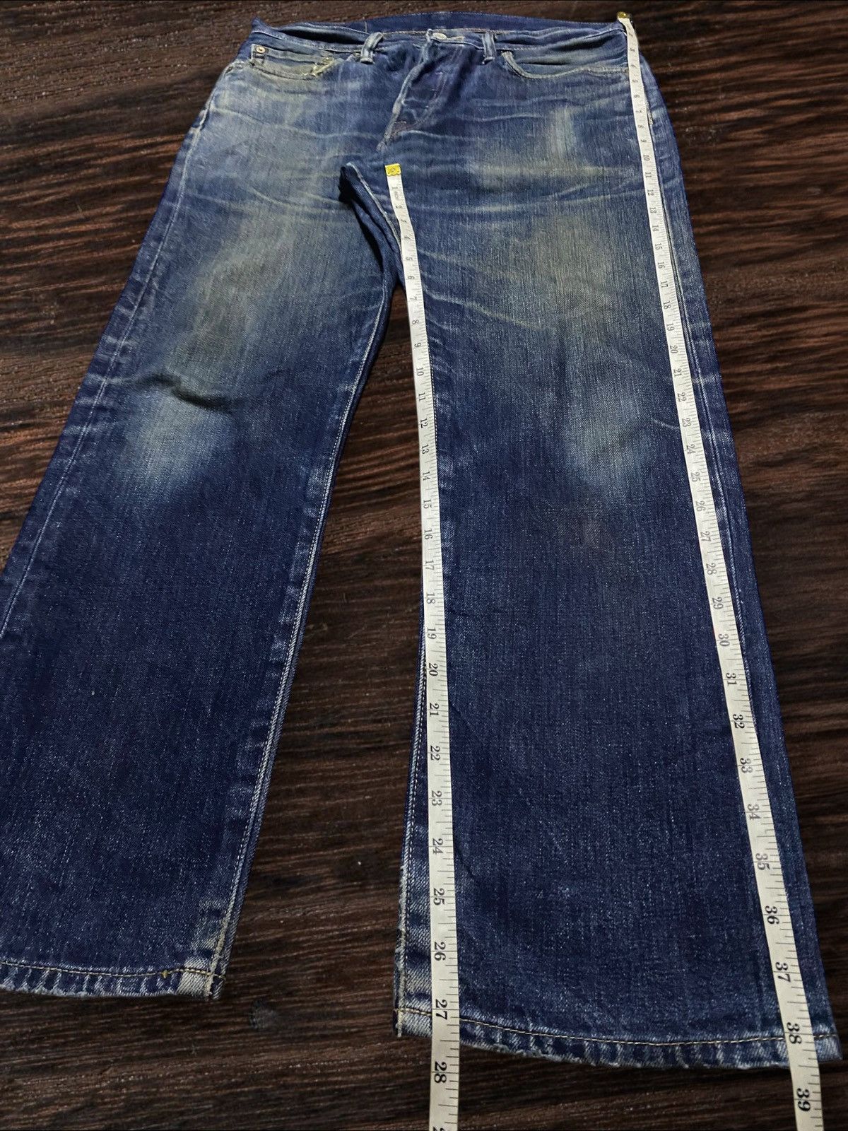 Levi's Vintage Levis 501 Mud Wash Distressed Full Button Loose Jean Size US 32 / EU 48 - 17 Thumbnail