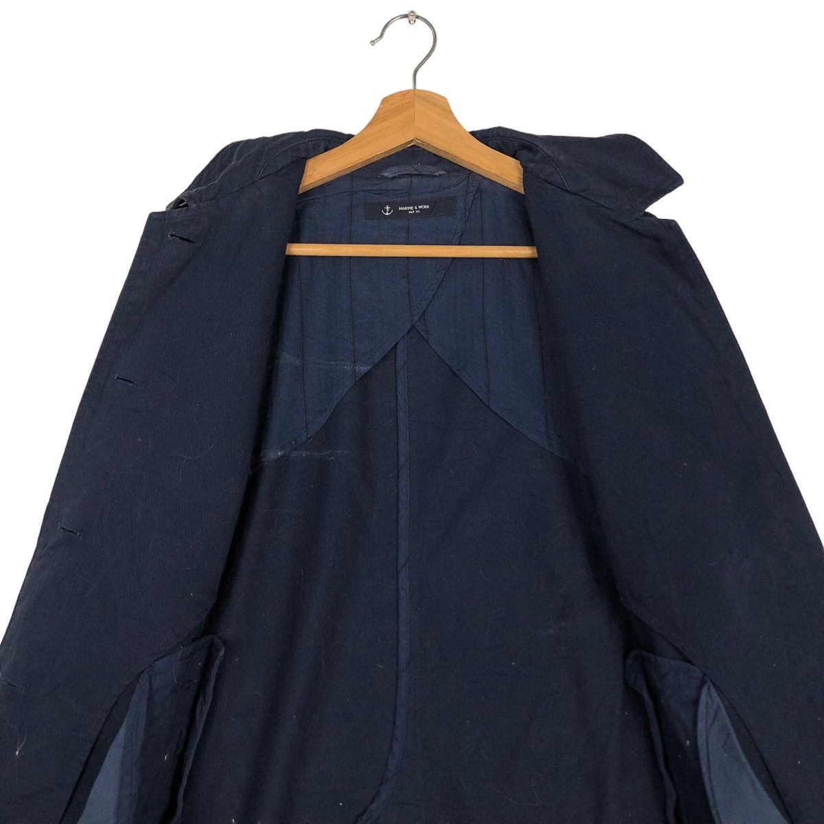 Blue Blue Japan 🔥Vtg Marine & Work Par Ici Chore Jacket Japan Kapital Size US M / EU 48-50 / 2 - 14 Thumbnail