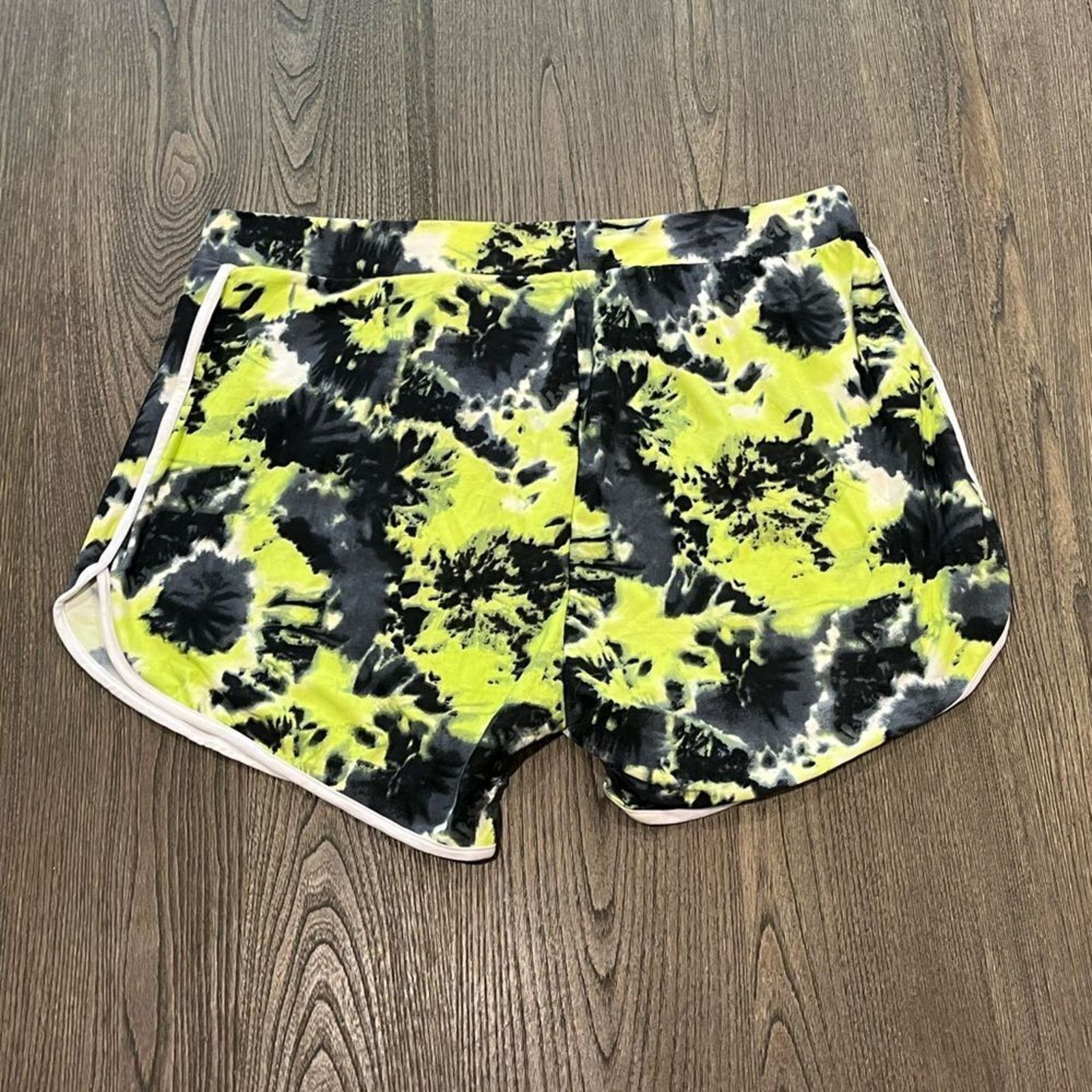 Other NWOT AQ Sport Yellow Black Tie Dye Athletic Size 40" / US 18 - 4 Thumbnail
