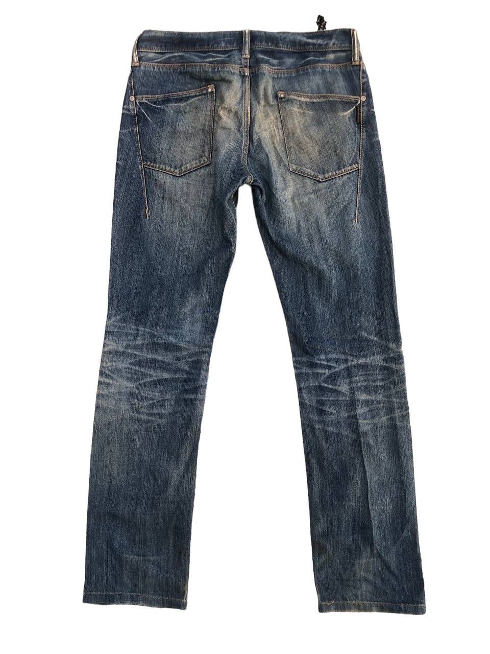 Black Barrett × Neil Barrett BLACK BARRET BY NEIL BARRET DISTRESSED DENIM Size US 32 / EU 48 - 2 Thumbnail