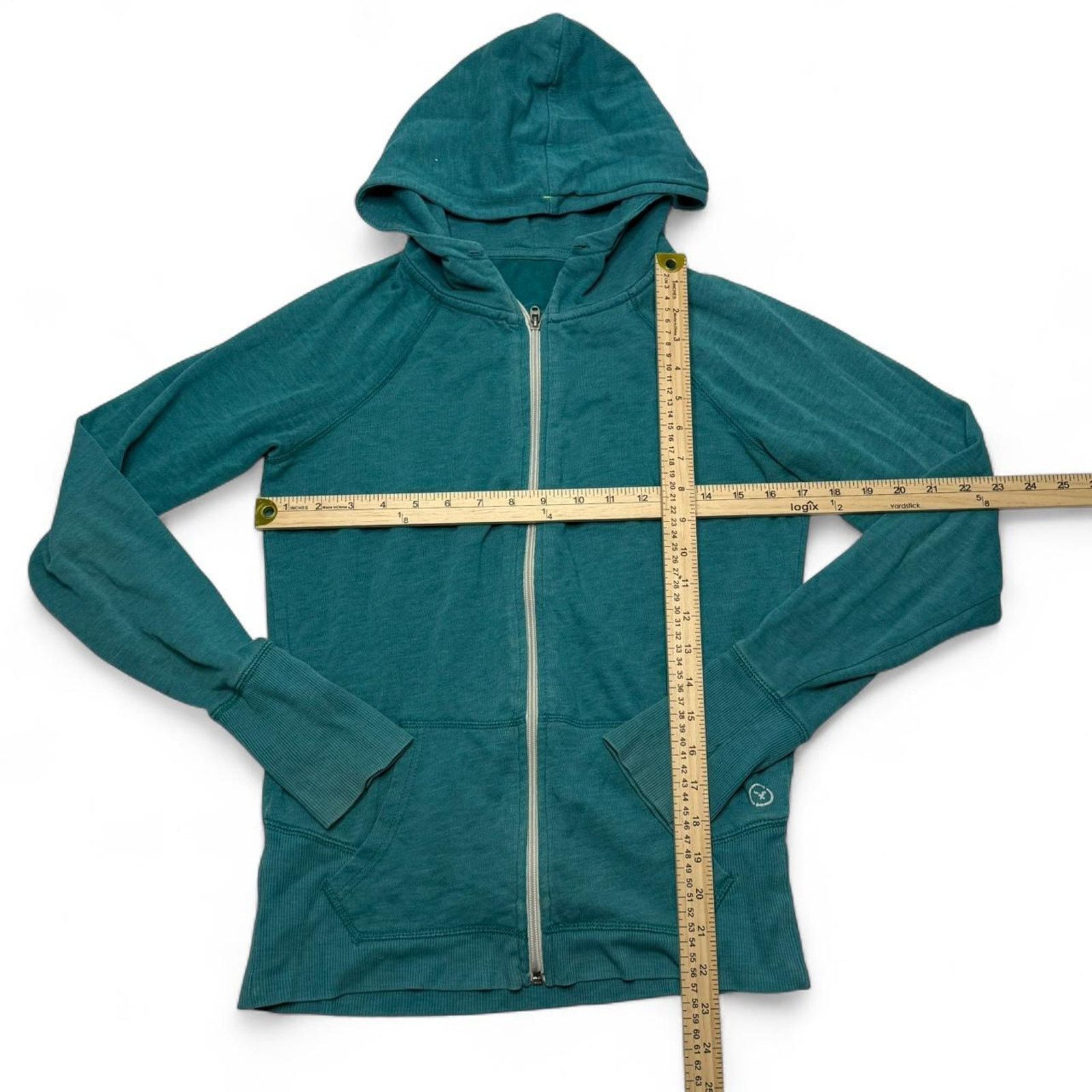 American Eagle Outfitters 2000s Teal Blue American Eagle Zip Super Comfy Hoodie Size M Size M / US 6-8 / IT 42-44 - 5 Thumbnail