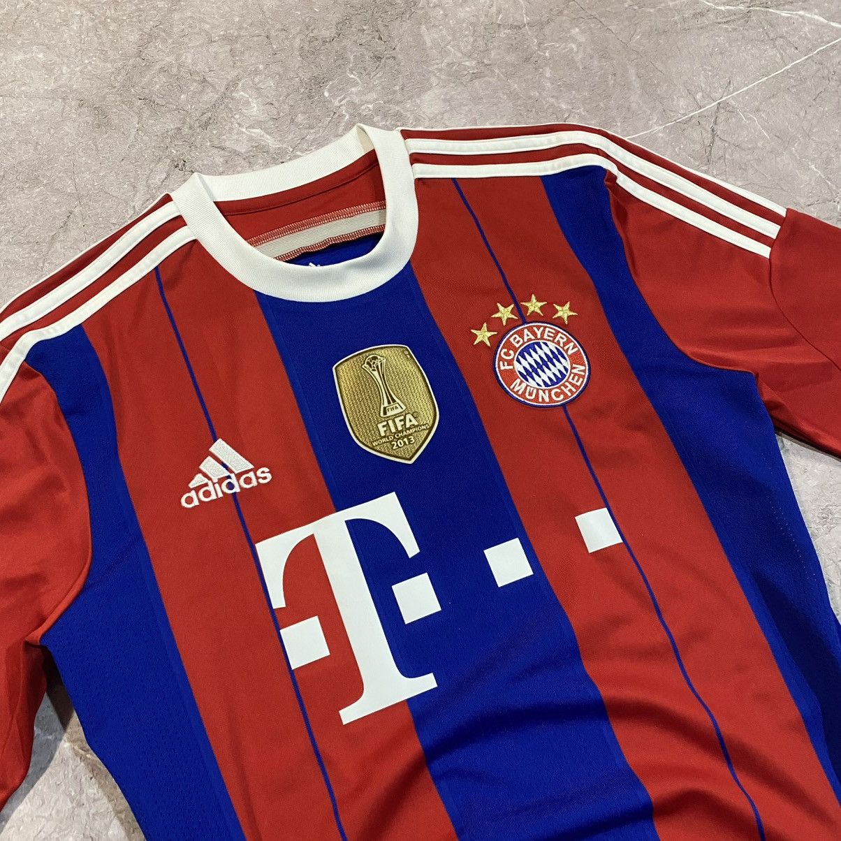 Adidas VINTAGE ADIDAS BAYERN MUNICH TEE BUNDES LIGA SOCCER JERSEY Size US S / EU 44-46 / 1 - 3 Thumbnail