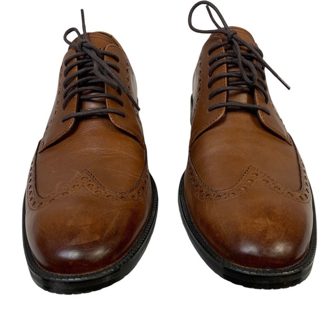 Cole Haan Cole Haan Brown Wingtip Oxford Leather Shoes Size 9.5 Size ONE SIZE - 5 Thumbnail