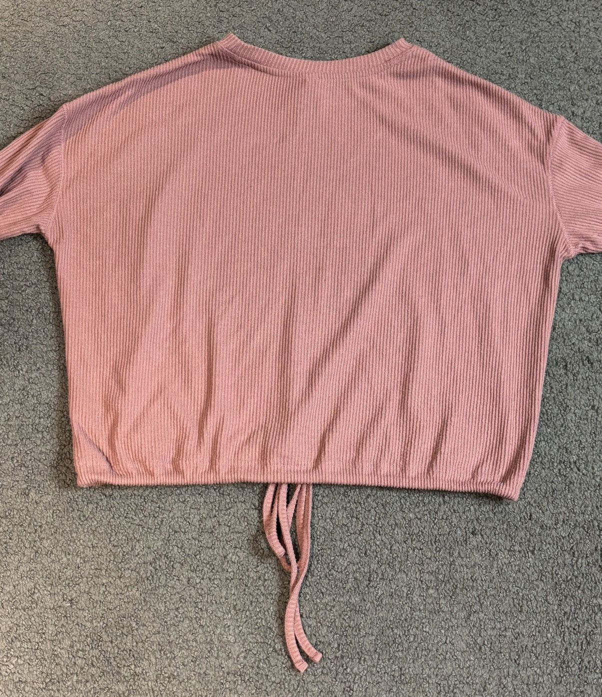 Cotton On Cotton On Body Cropped Long Sleeve Sweater Large Tie Front Size L / US 10 / IT 46 - 2 Thumbnail