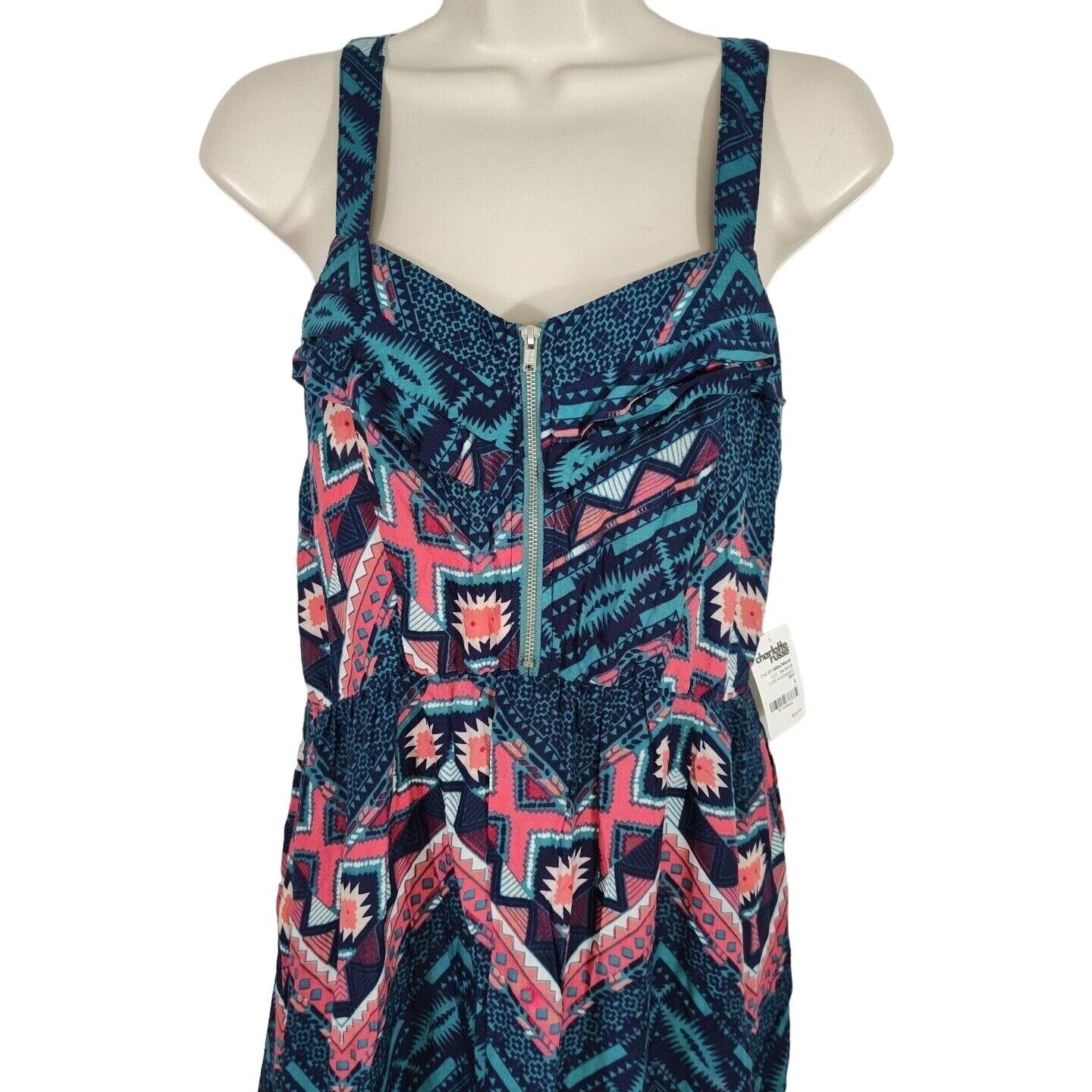 Other Charlotte Russe Maxi Dress Sleeveless Women Size L Green Pin Size L / US 10 / IT 46 - 2 Thumbnail