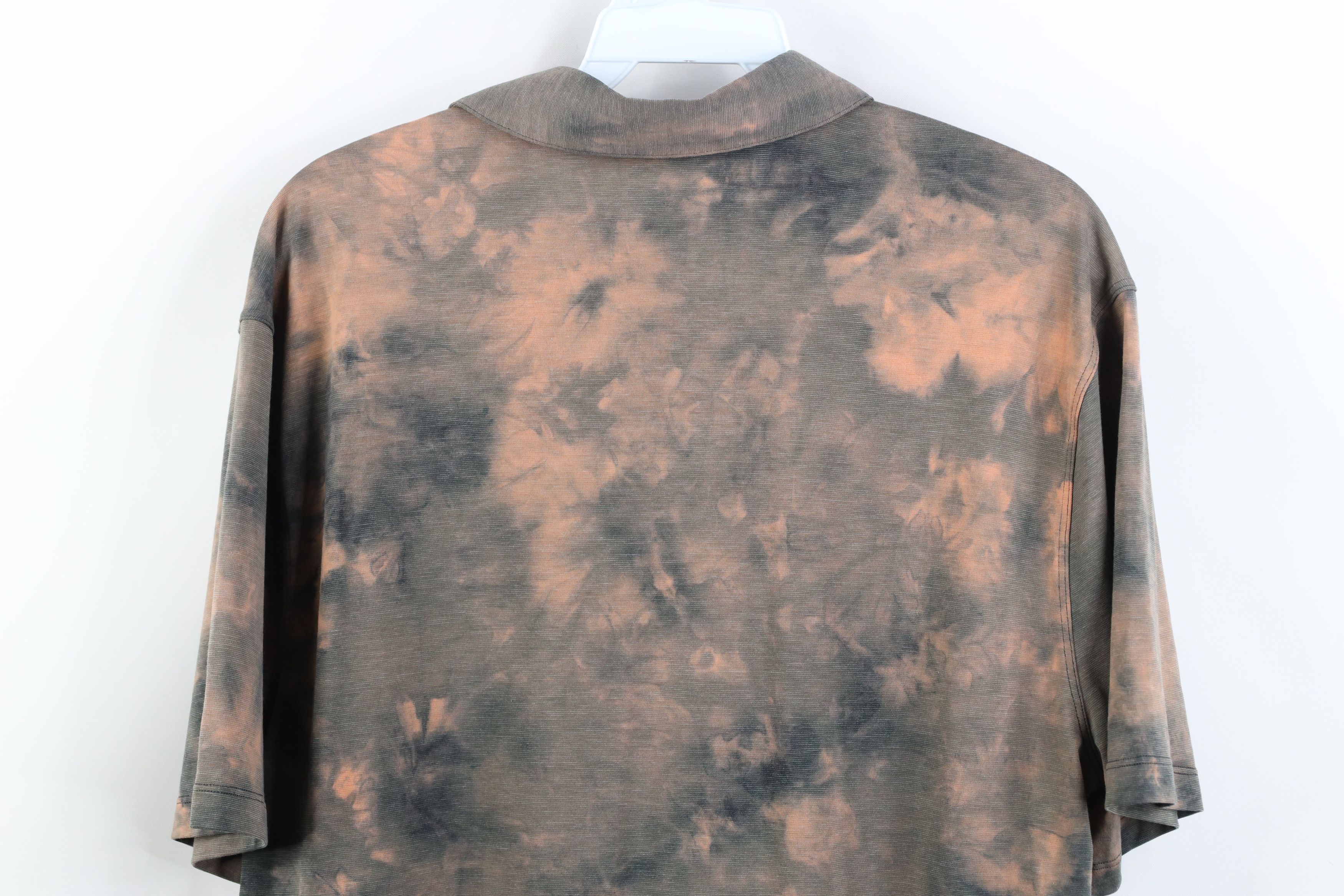 Lululemon Lululemon Evolution Acid Wash Dye Short Sleeve Polo Shirt Size US L / EU 52-54 / 3 - 10 Thumbnail