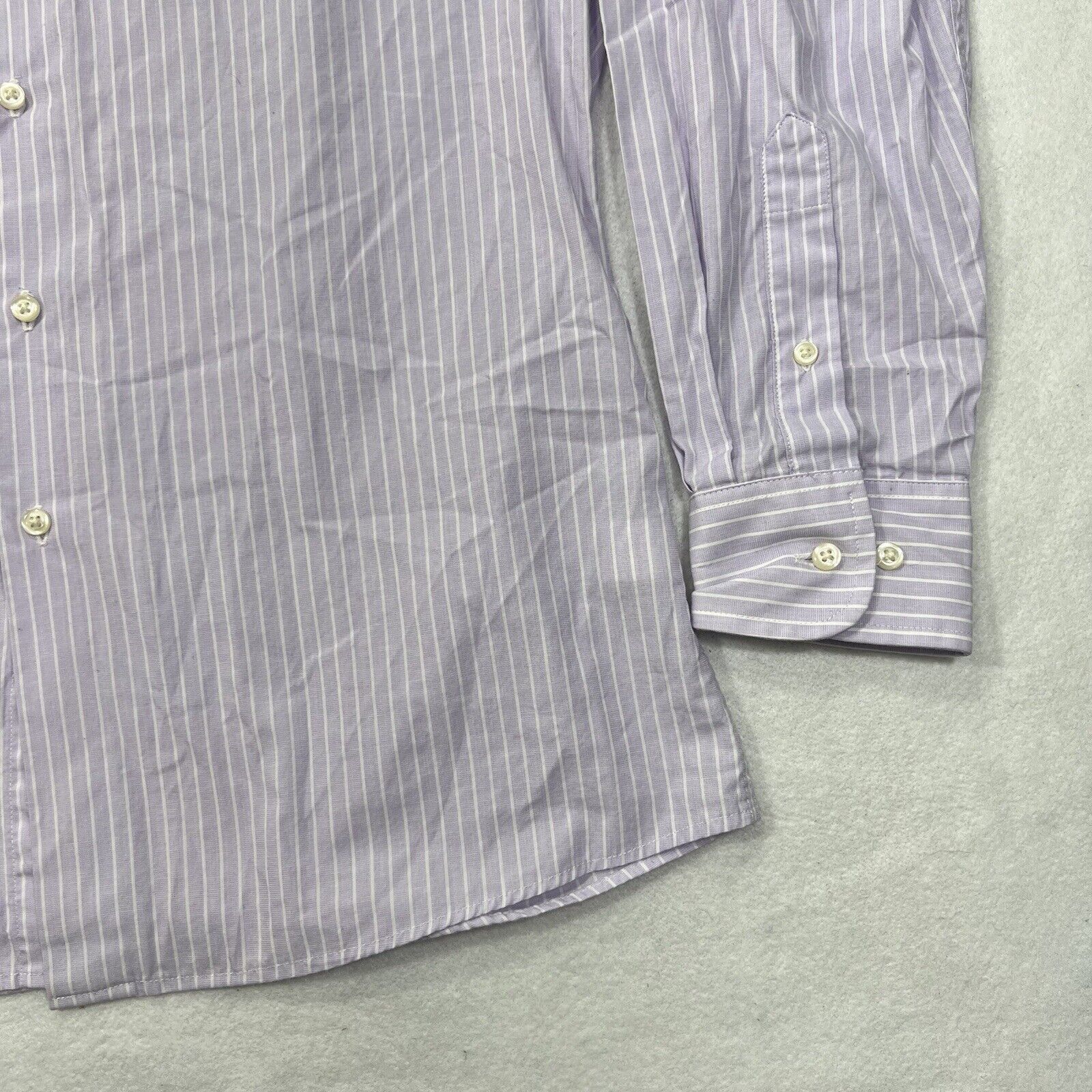 Dockers Dockers Medium 15 Fitted Purple Button Front Dress Shirt Size US M / EU 48-50 / 2 - 5 Thumbnail