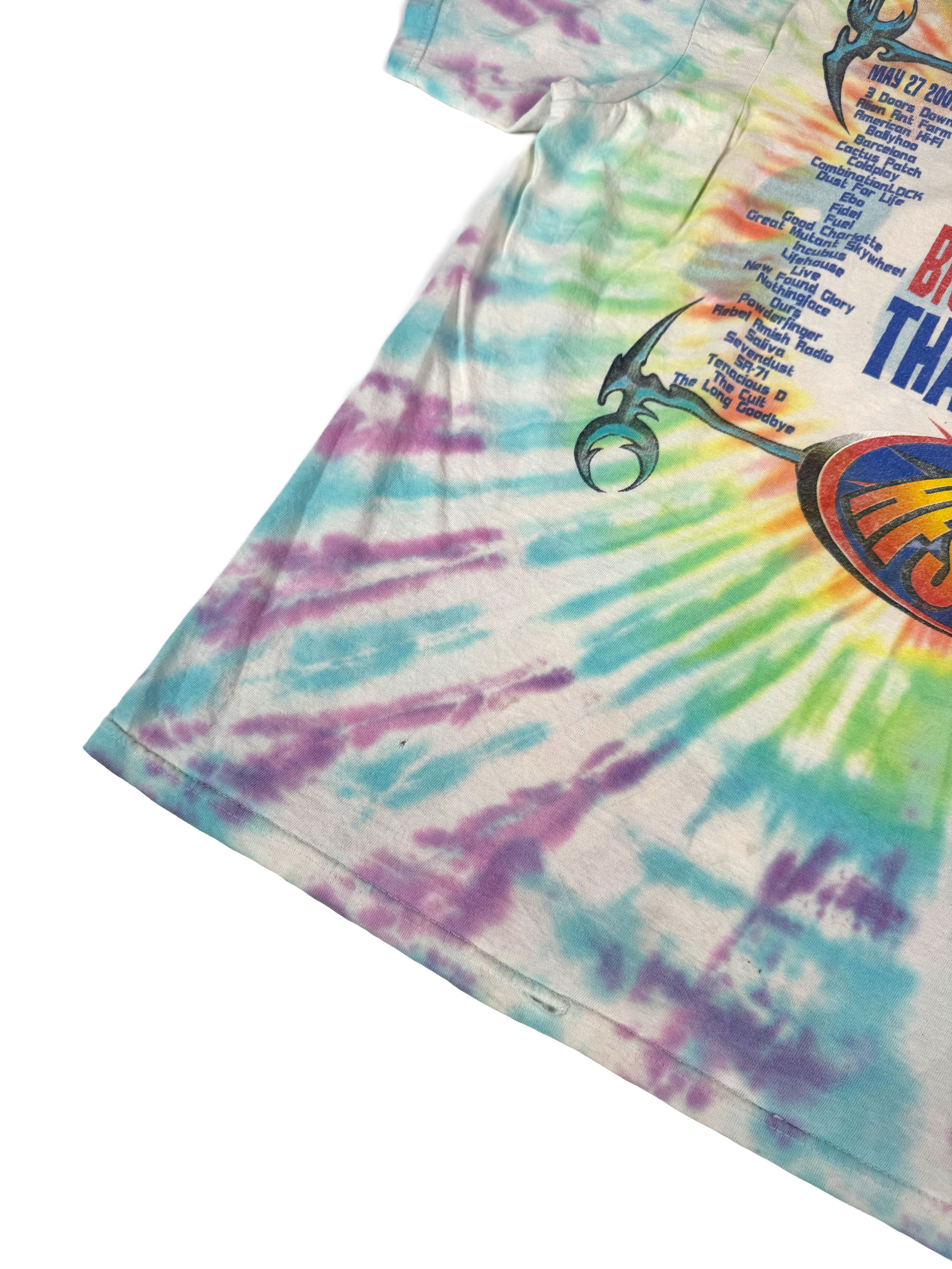 Vintage VINTAGE 2001 Summer Music Festival Tie Dye Tee Insane Size US XL / EU 56 / 4 - 4 Thumbnail