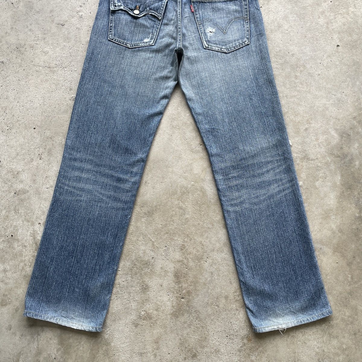Levi's Vintage Clothing Vintage Levi’s Distressed Jeans Faded Denim Pants W32x31 Size US 32 / EU 48 - 11 Thumbnail