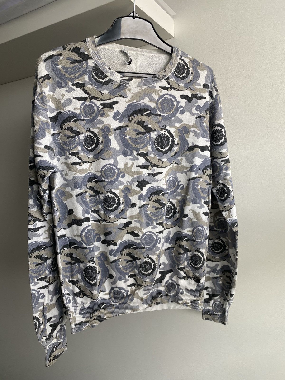 Versace Versace Collection Sweater Jumper L Knit archive y2k multi Size US L / EU 52-54 / 3 - 13 Thumbnail