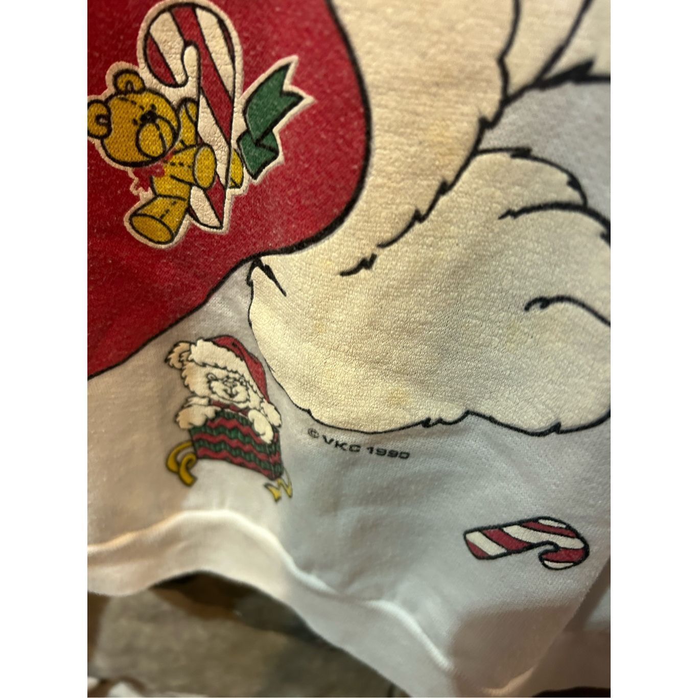 Vintage Women’s L - Vintage 1990s Teddy Bear Christmas Pretty Cute R Size L / US 10 / IT 46 - 4 Thumbnail