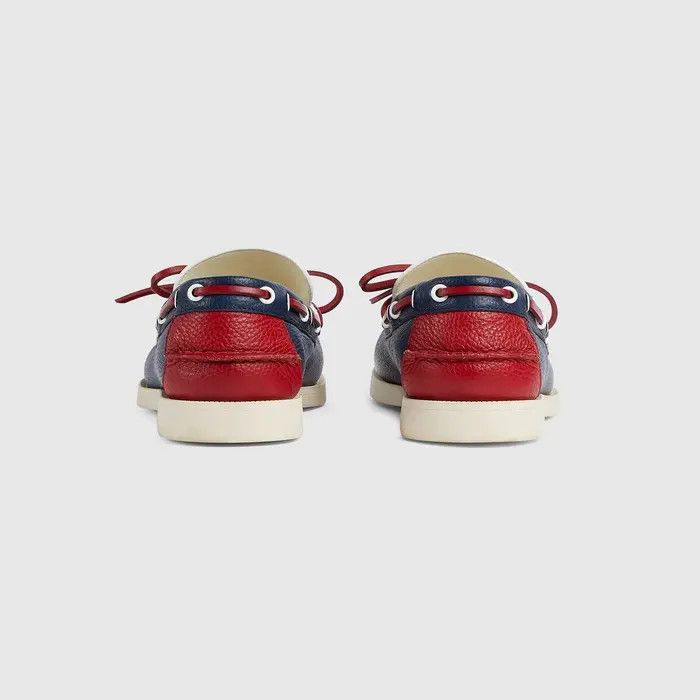 Gucci o1s1wg110225 Boat Shoes in Multicolor Size US 12.5 / EU 45-46 - 4 Thumbnail