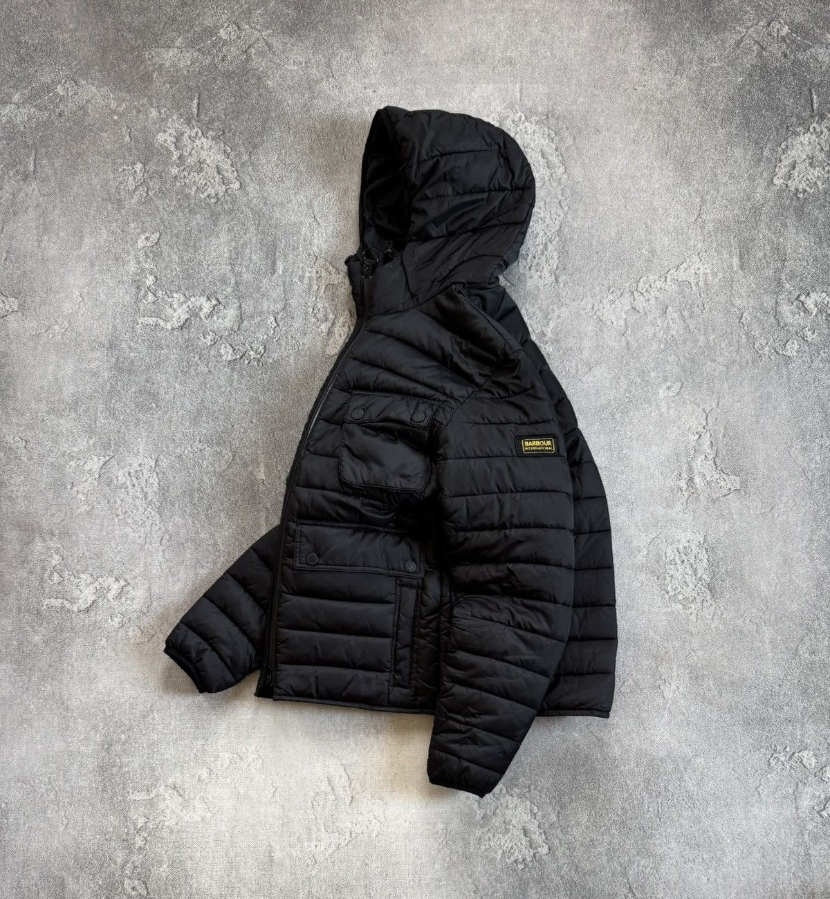 Barbour Barbour International Ouston hooded quilted jacket fibredown Size US L / EU 52-54 / 3 - 1 Thumbnail