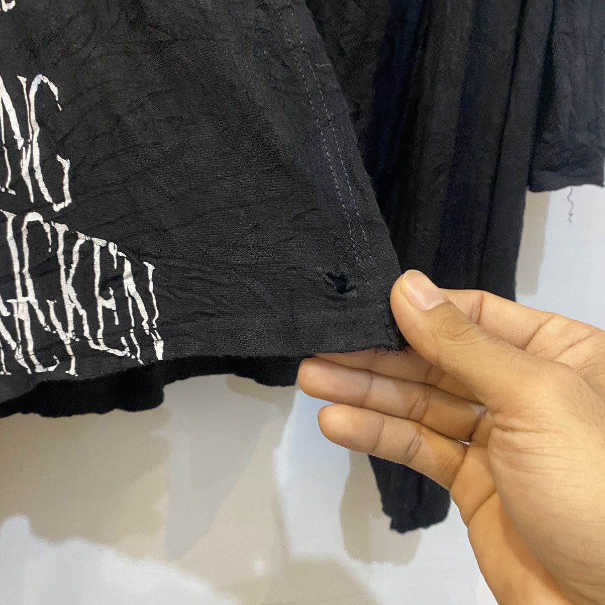 Japanese Brand 2000s Ghost Of Harlem Poem Punks Style Cloak Size US L / EU 52-54 / 3 - 5 Thumbnail