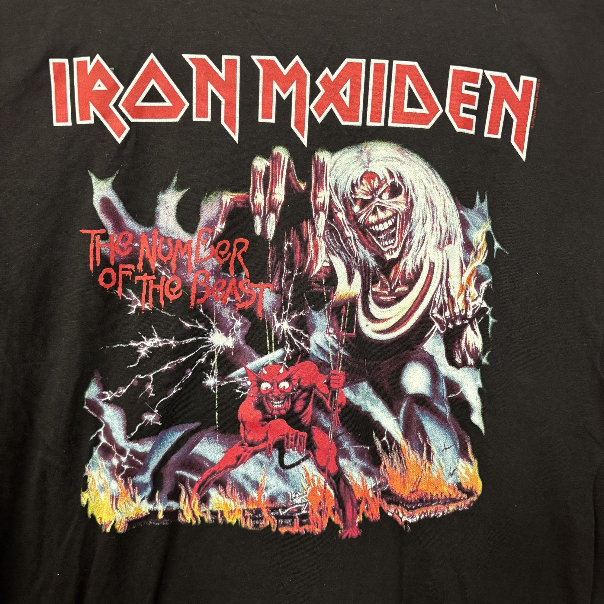 Iron Maiden Iron Maiden The Number Of The Beast Black T-Shirt XL Size US XL / EU 56 / 4 - 2 Thumbnail