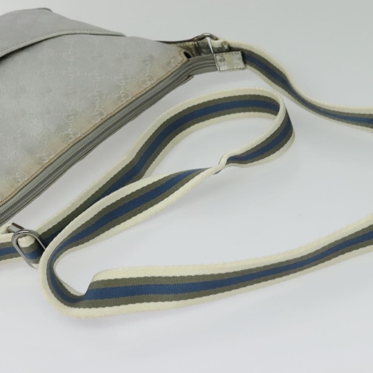 Gucci GUCCI GG Canvas Shoulder Bag Silver Size ONE SIZE - 7 Thumbnail