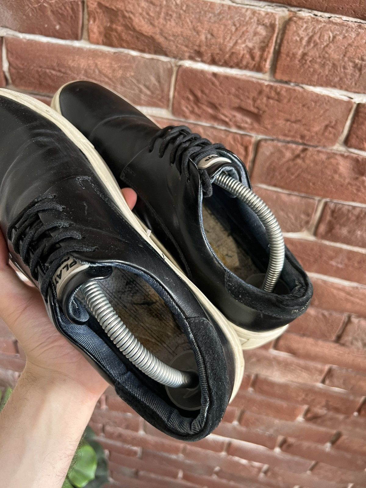 Playboy Vintage Playboy Court 7US Black Hype Leather Low Sneakers Size US 7 / EU 40 - 11 Thumbnail
