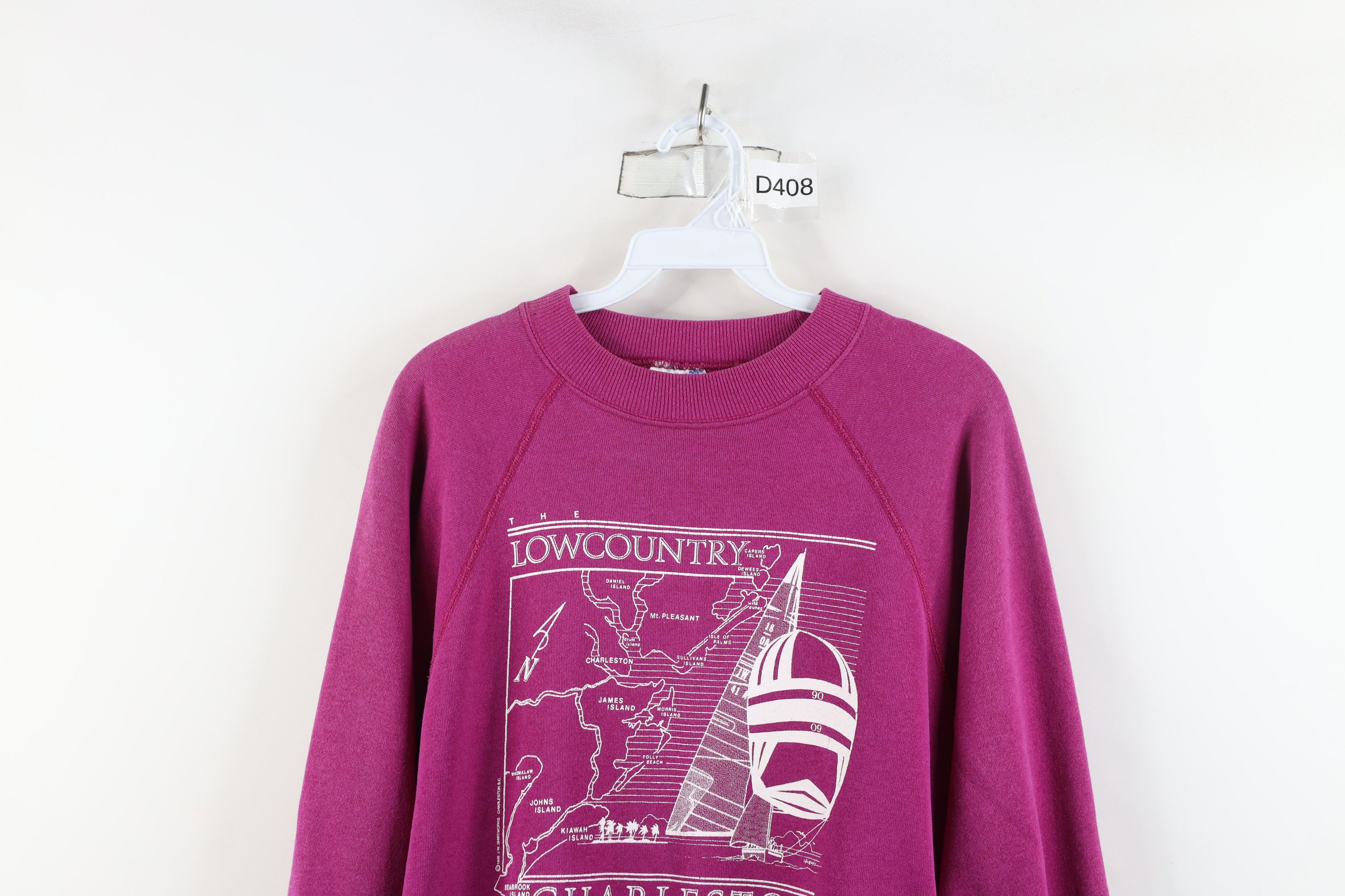Vintage Vintage 90s Country Charleston South Carolina Sweatshirt USA Size XL / US 12-14 / IT 48-50 - 2 Thumbnail