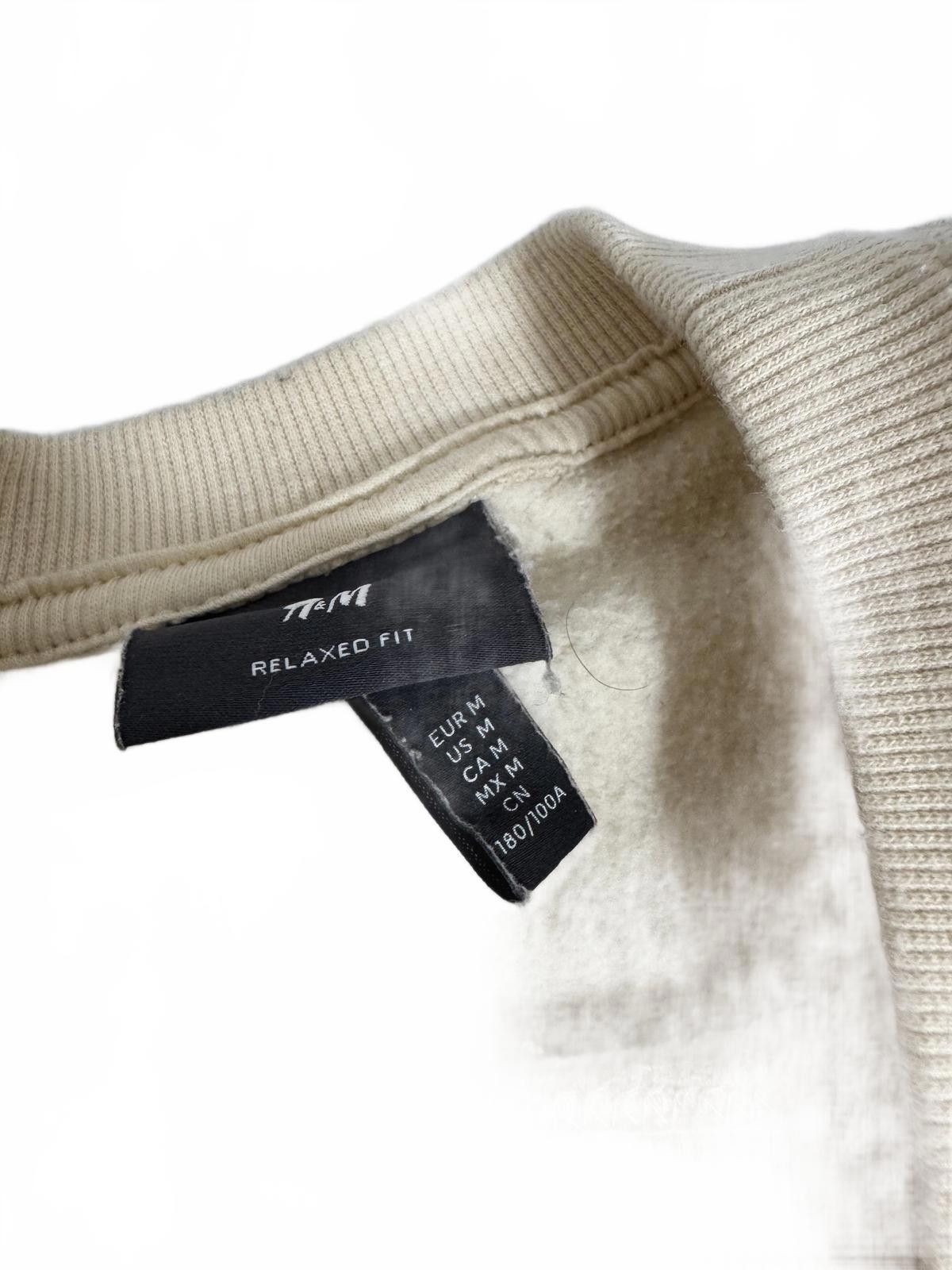 H&M H&M Men's Beige Sweatshirt with 'Bespoke Edit' Graphic Size US M / EU 48-50 / 2 - 7 Thumbnail