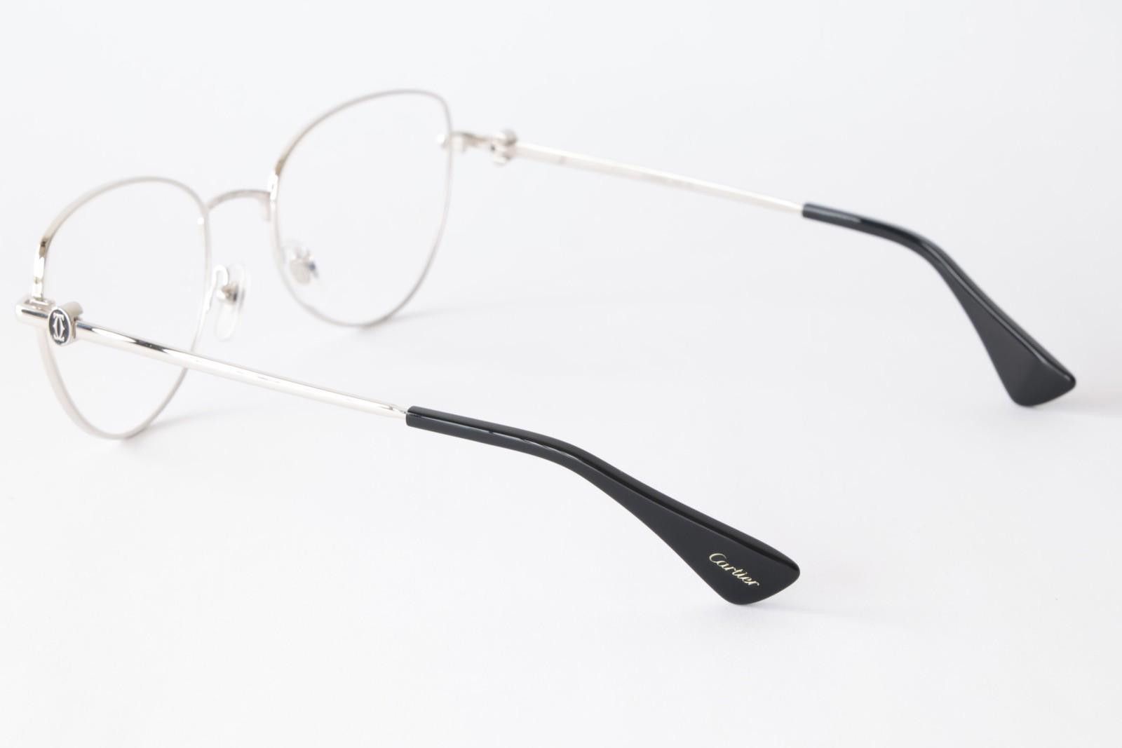 Cartier New Cartier eyewear optical eyeglasses CT0490O 002 silver xl Size ONE SIZE - 5 Thumbnail