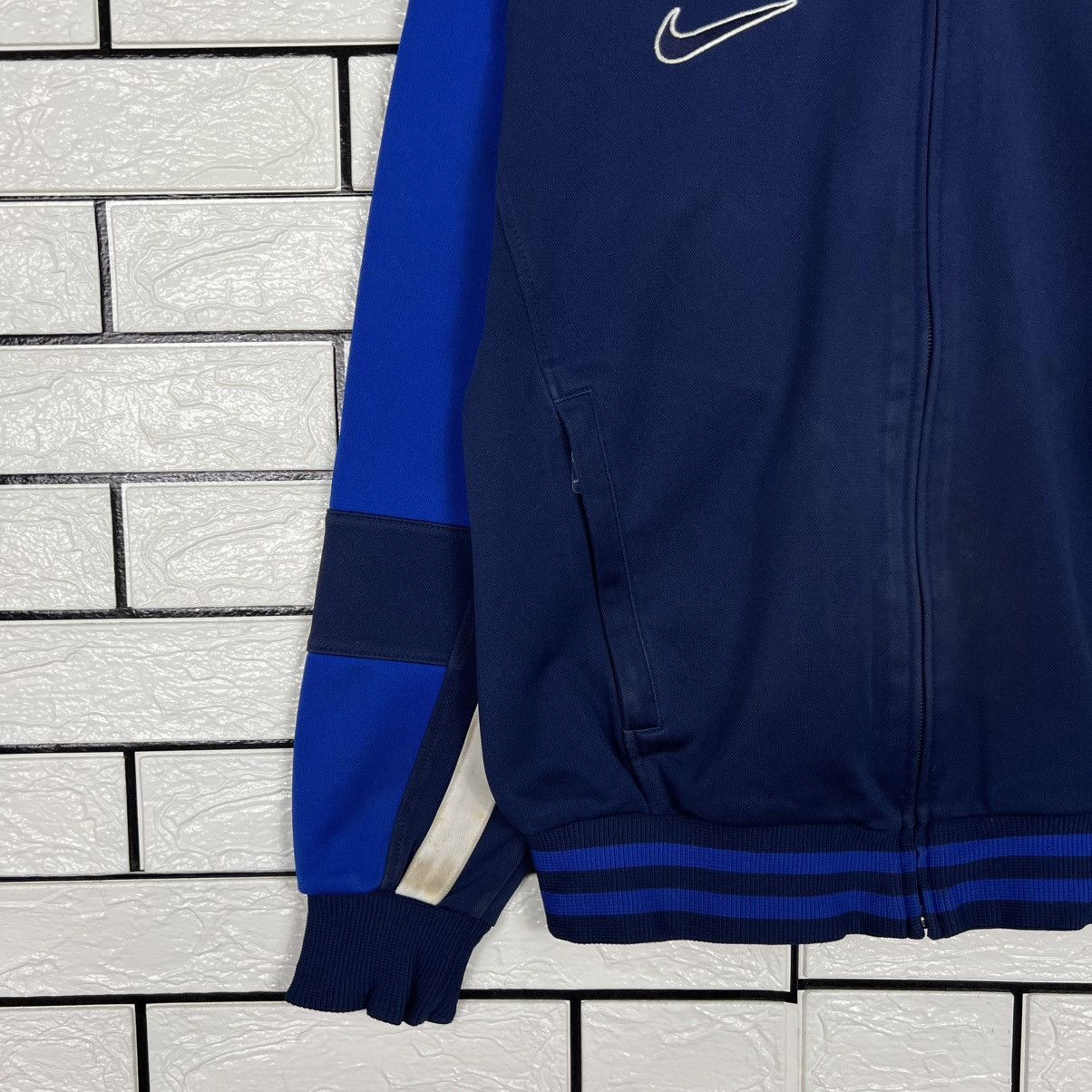 Nike Vintage 90's NIKE Dri-Fit Track Top Jacket #4048-C184 Size US M / EU 48-50 / 2 - 5 Thumbnail