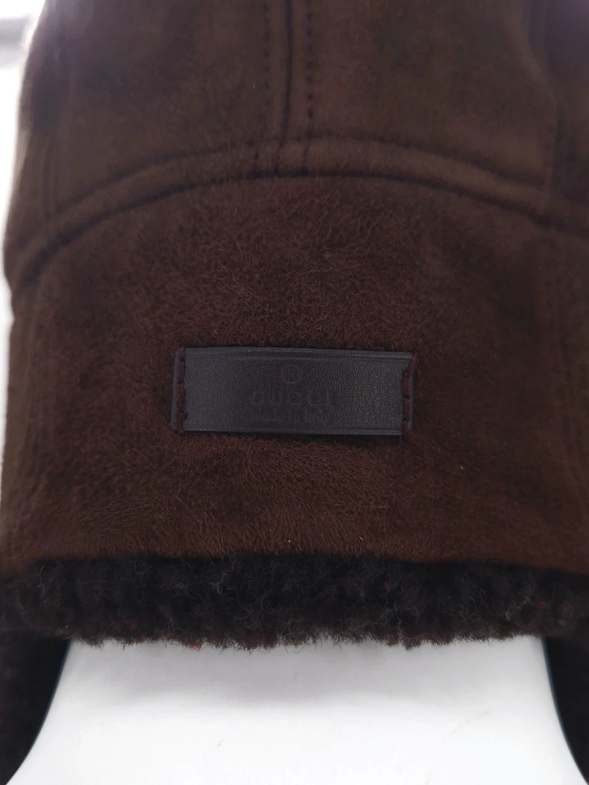 Gucci GUCCI by Tom Ford Shearling Trapper Hat in Brown Suede Size ONE SIZE - 5 Thumbnail