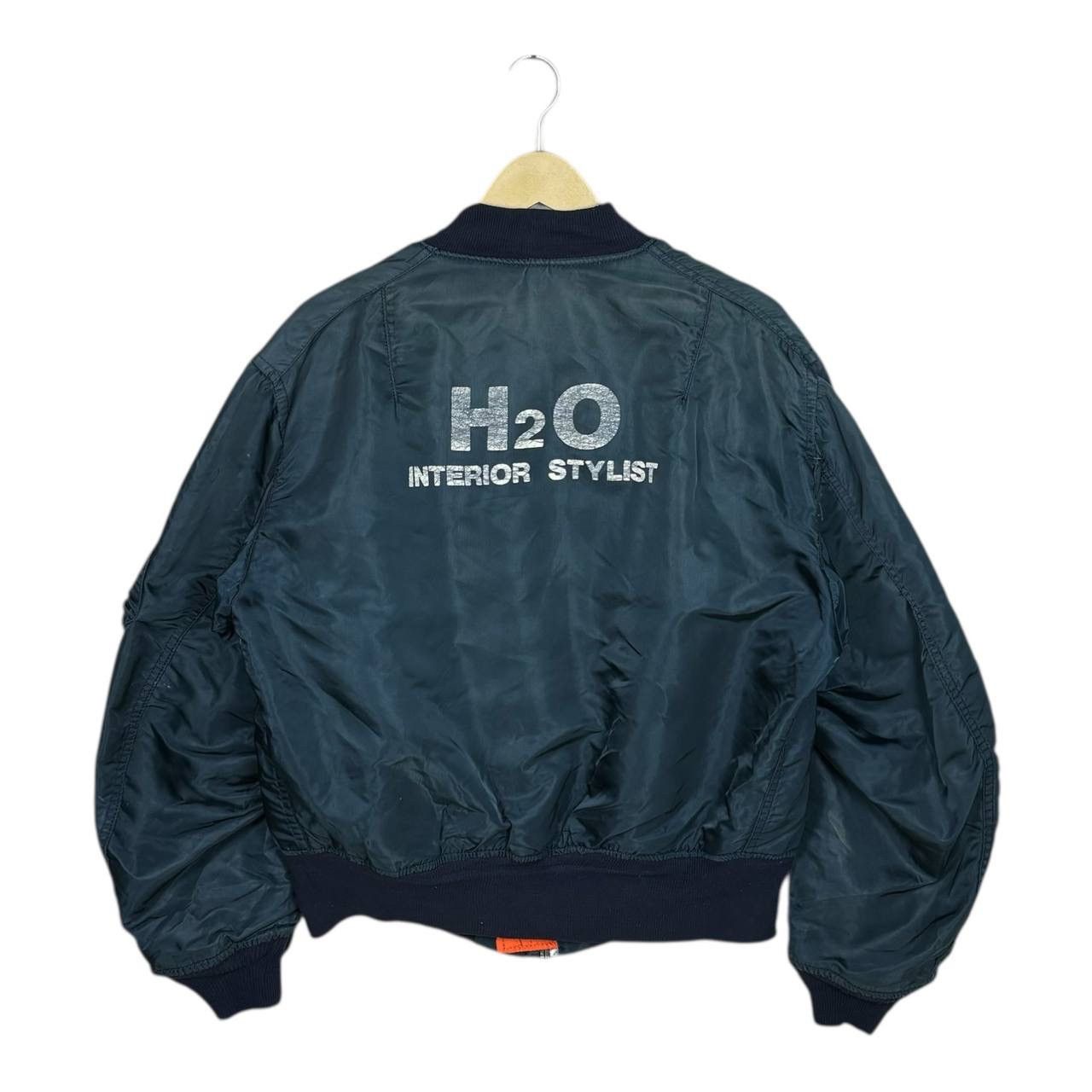 Alpha Industries Vintage Alpha Industries MA-1 Flight Jacket Large USA Made Size US L / EU 52-54 / 3 - 2 Thumbnail