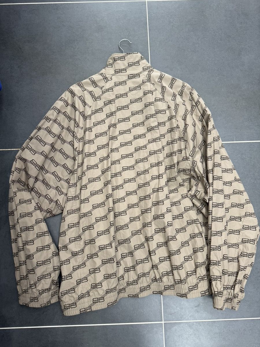 Balenciaga Balenciaga 23SS BB Monogram Track Jacket Brown Size US S / EU 44-46 / 1 - 2 Thumbnail