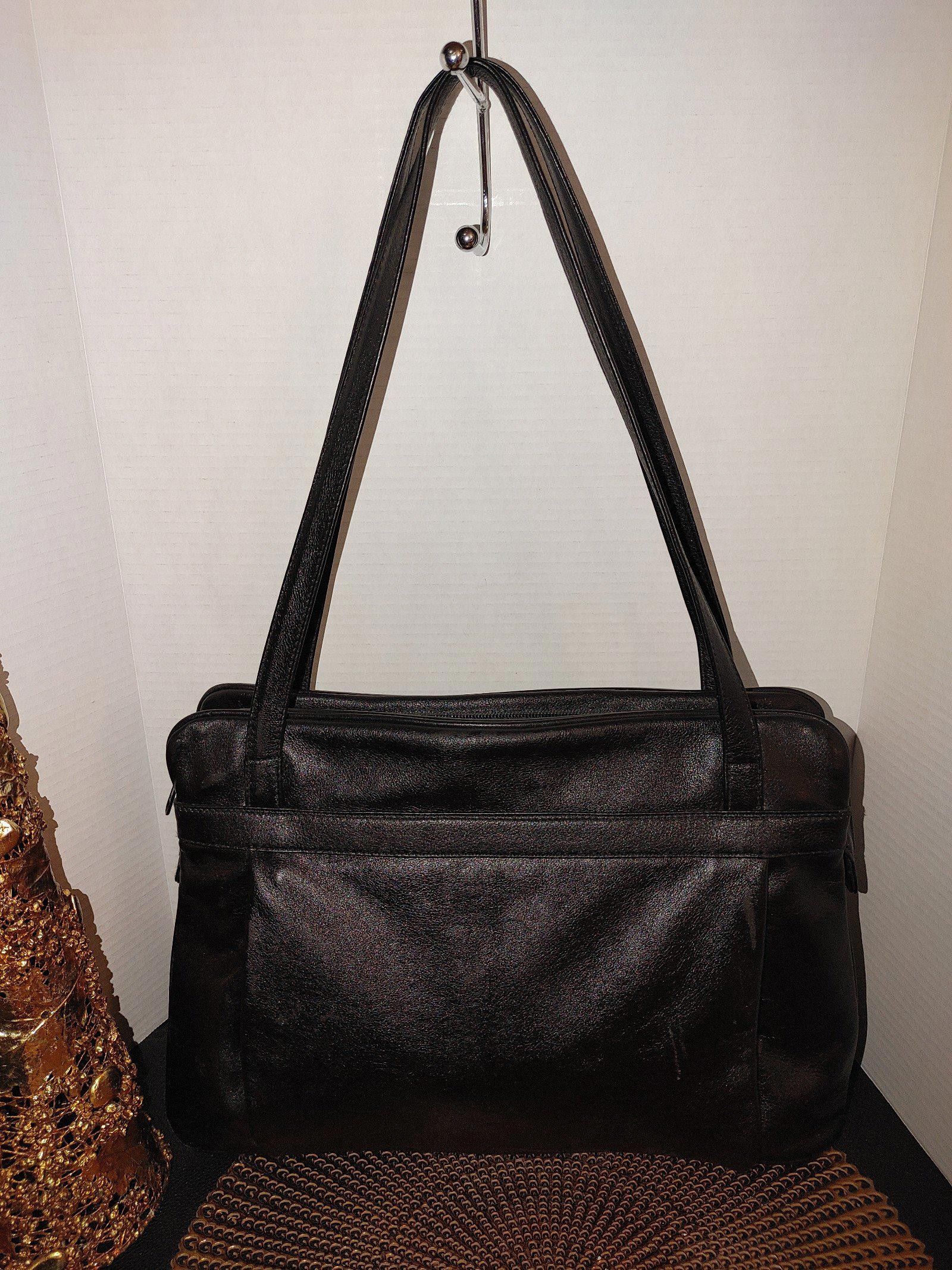 Designer Derek Alexander Leather Tote Bag Size ONE SIZE - 3 Thumbnail