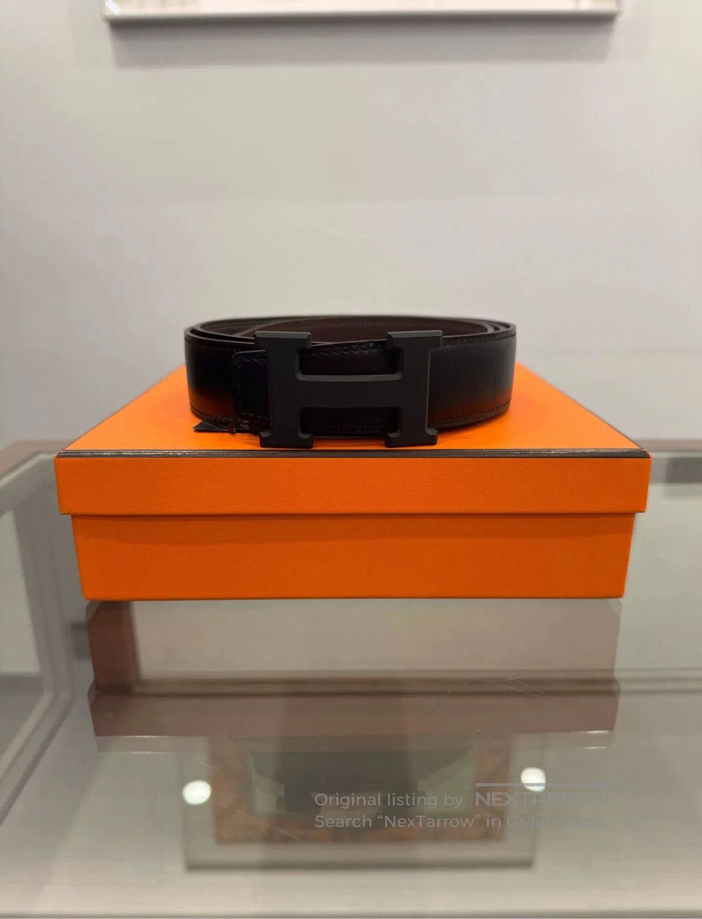 Hermes Hermes Men's H Logo 3.2cm Belt. Size ONE SIZE - 1 Thumbnail
