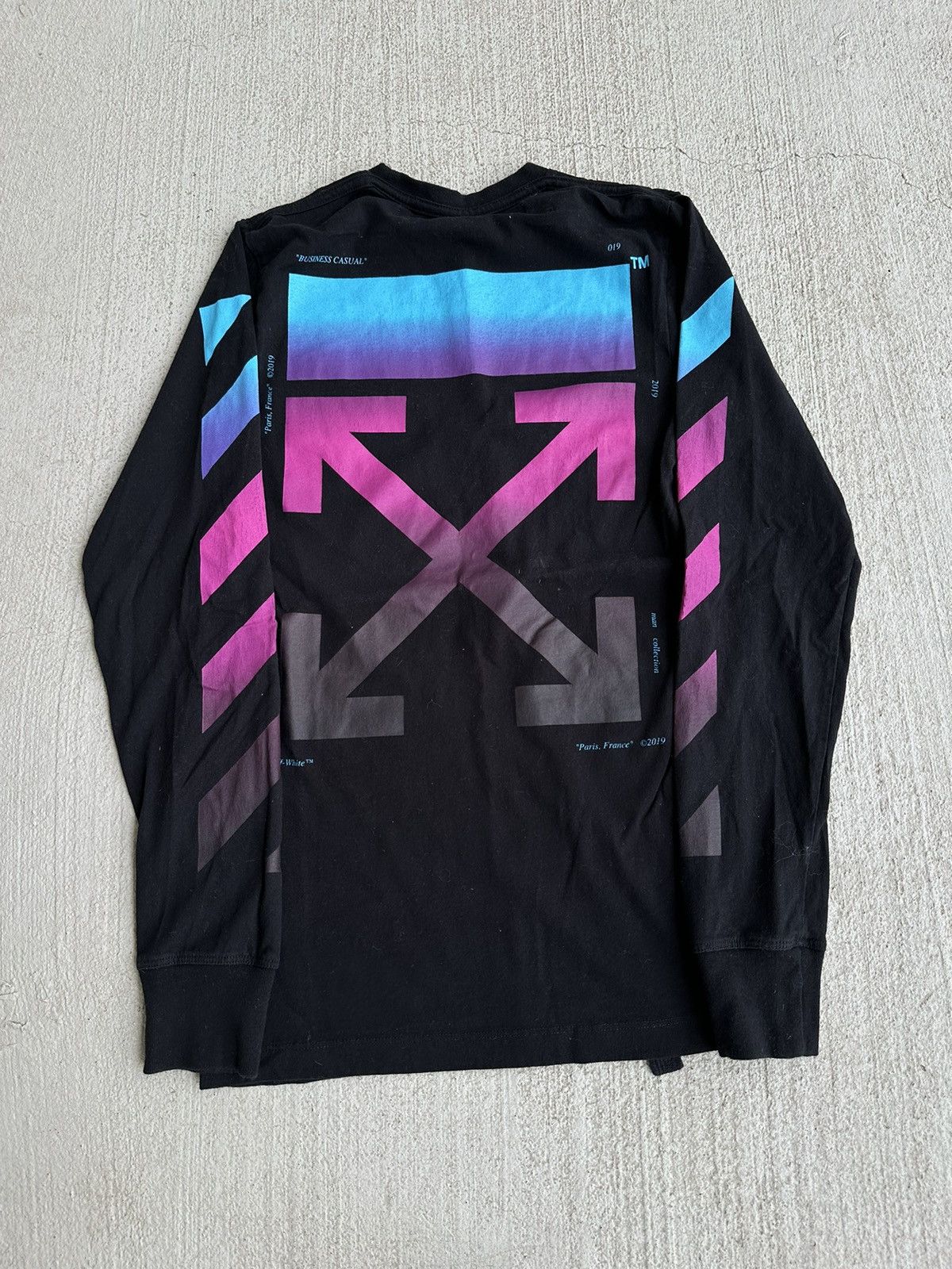 Other Off-white Gradient Arrows Long Sleeve Shirt Size US XXS / EU 40 - 2 Thumbnail