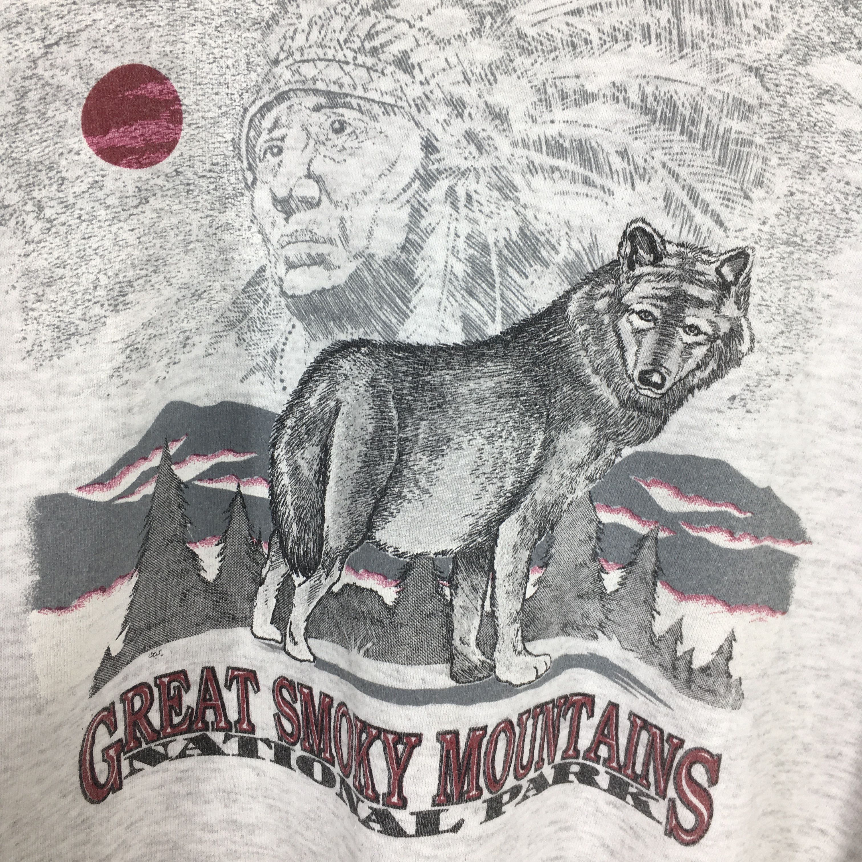 Vintage Vintage 90s National Park Great Smoky Mountains Sweatshirt L Size US L / EU 52-54 / 3 - 5 Thumbnail