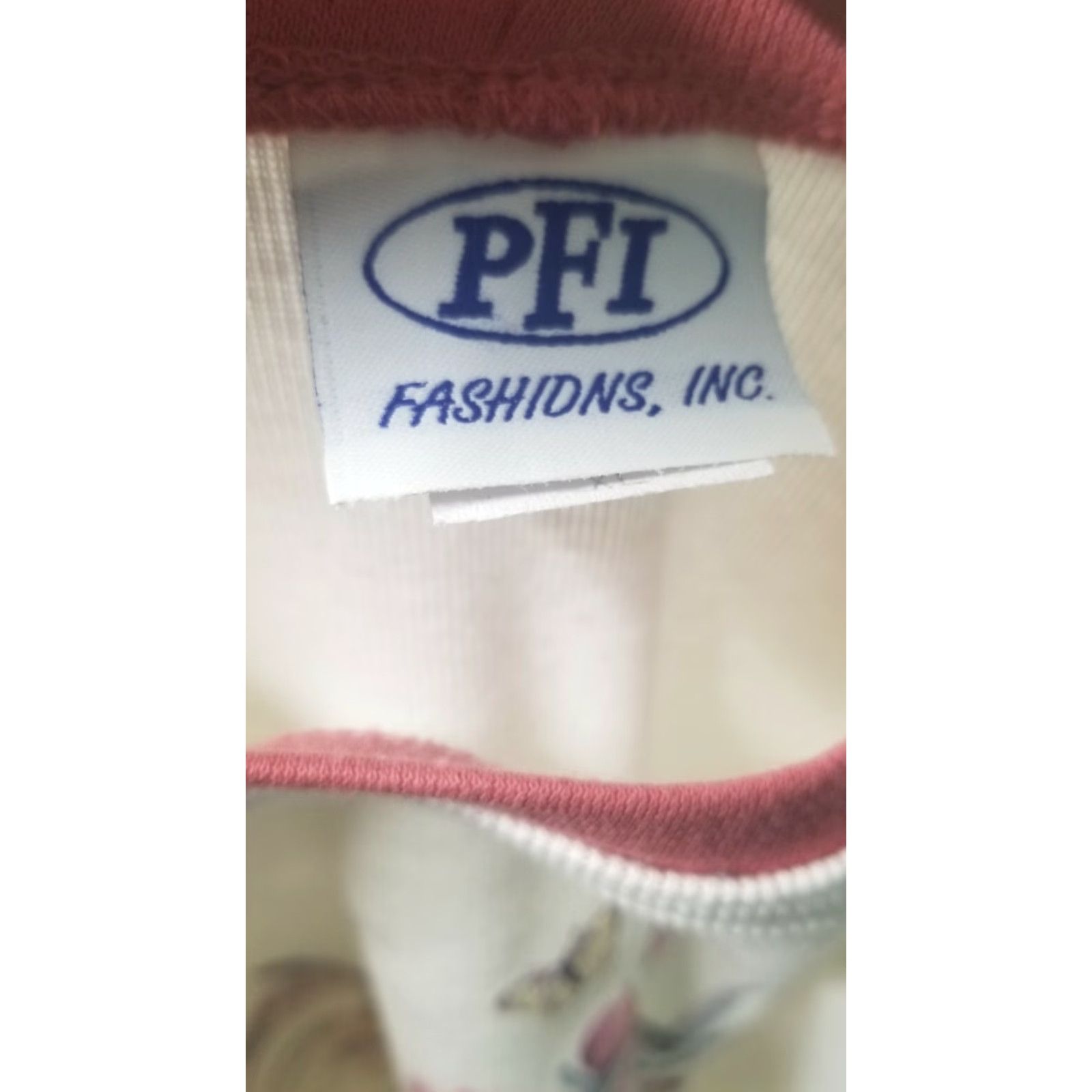 Vintage Vintage PFI Fashions, INC. Women's Cotton Blend Crew Neck Top XL Floral Hummingbird 90s Casual Womens Size XL / US 12-14 / IT 48-50 - 4 Thumbnail