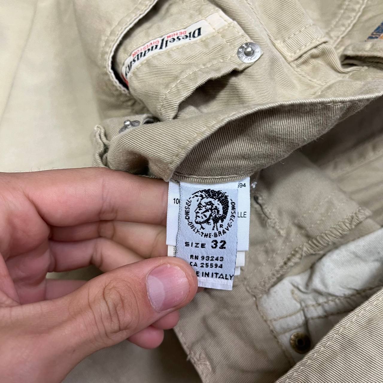Diesel × Vintage Diesel Indusrty Denim Division Jeans Vintage y2k Size US 32 / EU 48 - 7 Thumbnail