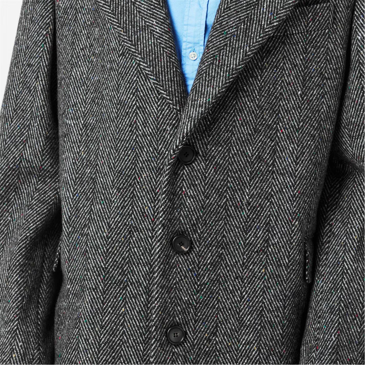 Givenchy o1g2r1mq0426 Wool-Mix Tailored Overcoat in Grey Size US L / EU 52-54 / 3 - 5 Thumbnail