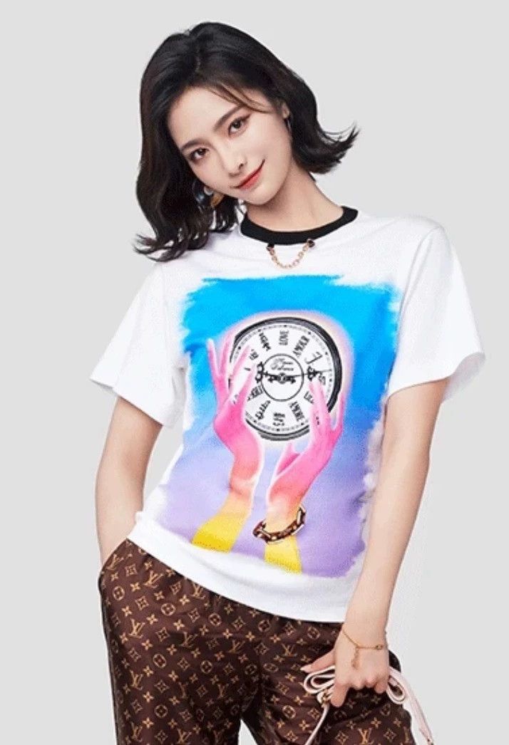 Louis Vuitton Louis Vuitton Tanabata Limited White Clock Short Sleeve Size US L / EU 52-54 / 3 - 5 Thumbnail