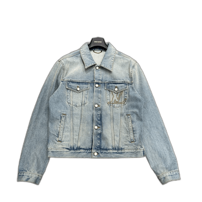 Louis Vuitton Louis Vuitton Embroidered Denim Jacket-2506 Size US L / EU 52-54 / 3 - 1 Thumbnail