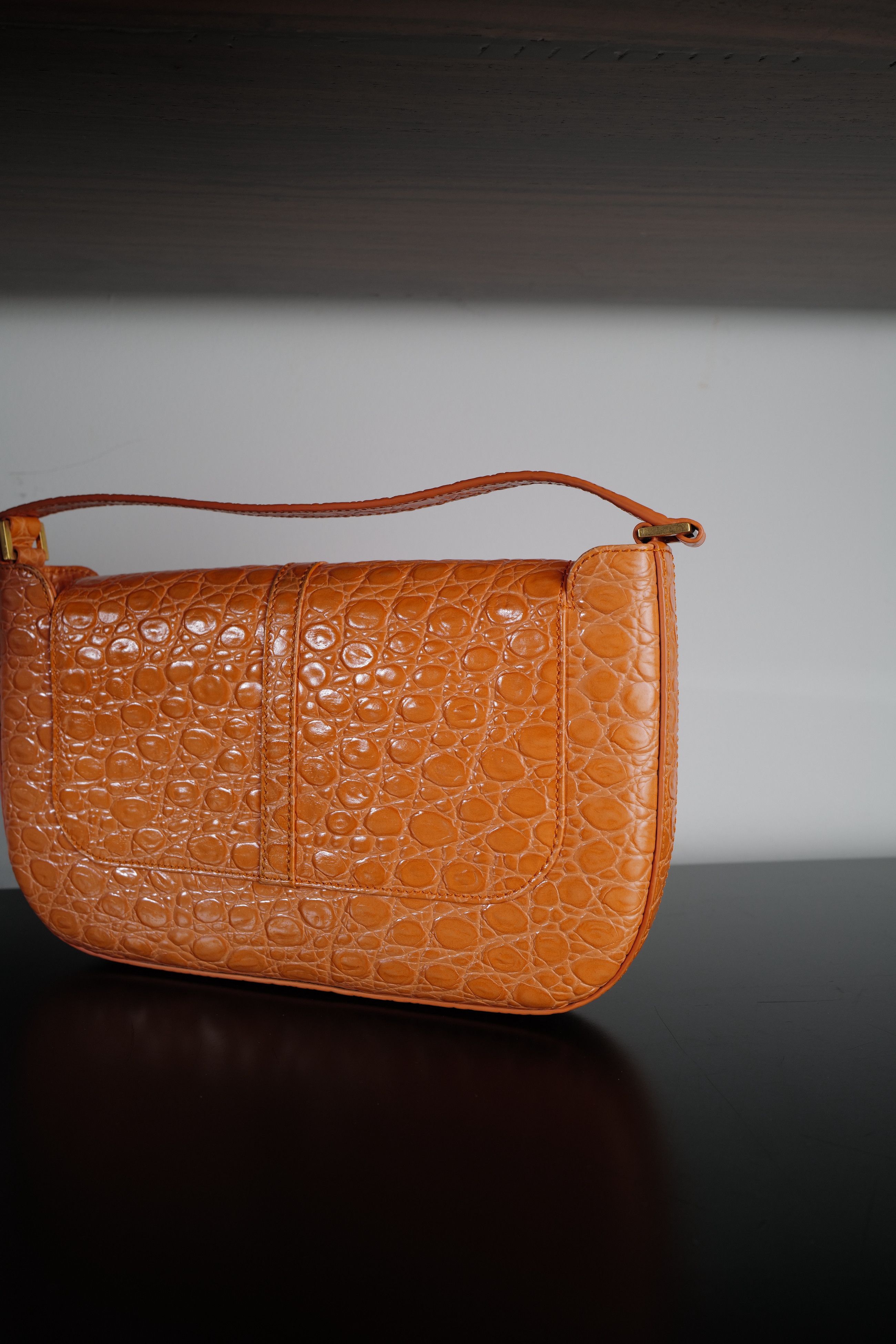 By Far BY FAR MIRANDA PAPAYA CROCO Size ONE SIZE - 10 Thumbnail