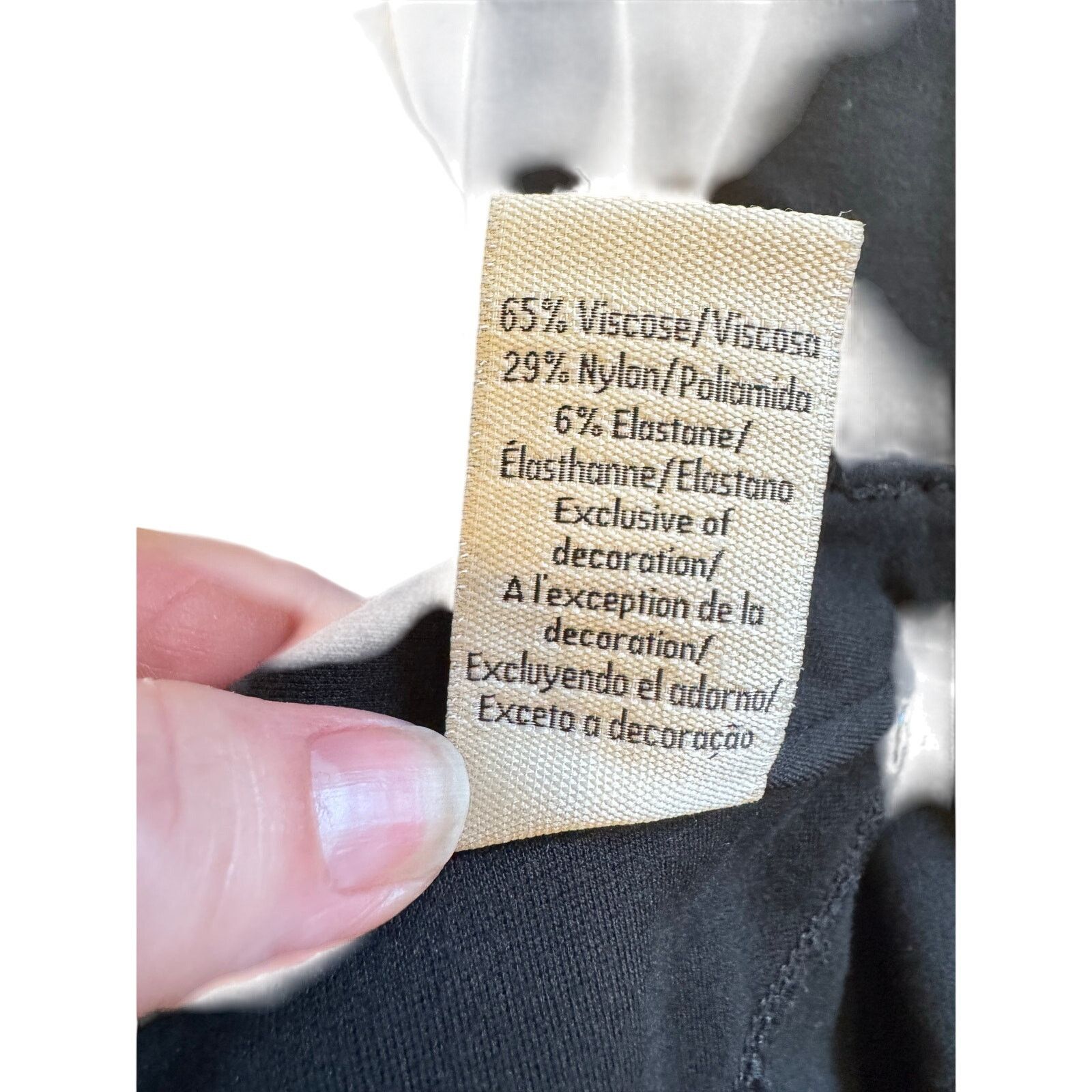 Calvin Klein Calvin Klein Black Super Stretch Pants – Size 10 Size 32" / US 10 / IT 46 - 6 Thumbnail
