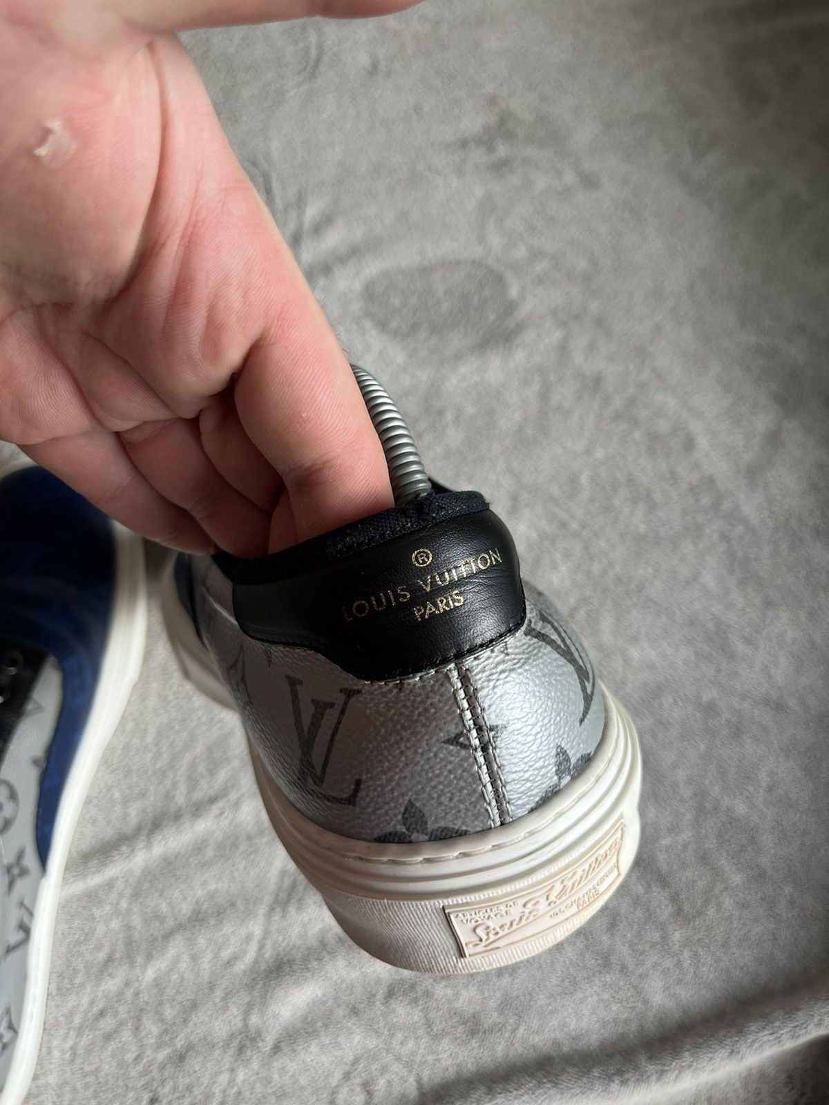 Designer × Louis Vuitton Louis Vuitton Monogram Trocadero Sneaker Low 'Blue Silver' Size US 11 / EU 44 - 7 Thumbnail