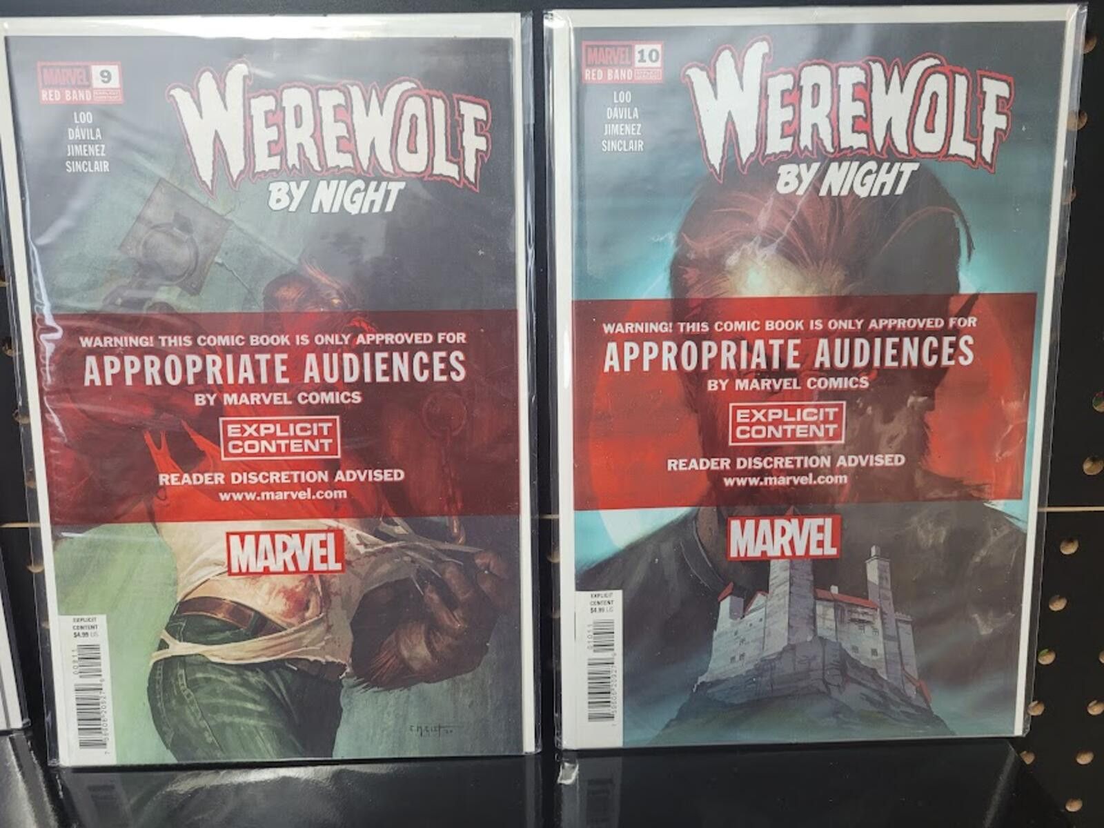 Marvel Comics Marvel Werewolf by Night Red Band NM Sealed 1-9 Size ONE SIZE - 2 Thumbnail