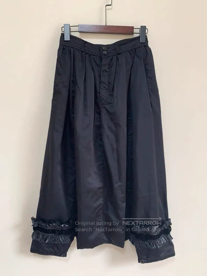 Comme des Garcons Comme Des Garcons size XS Black silk satin pants, size SS Size 23" - 1 Thumbnail
