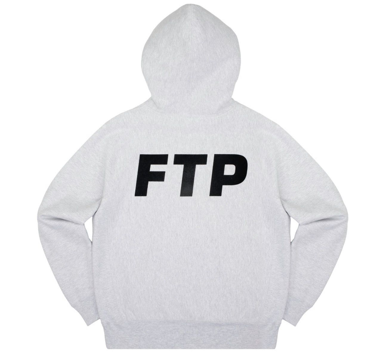 Fuck The Population FTP Flocked Logo Pullover (Heather Grey) Size US L / EU 52-54 / 3 - 2 Thumbnail