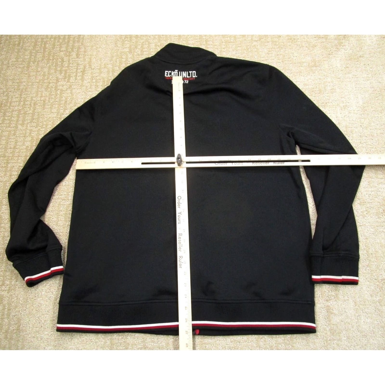 Ecko Unltd. Ecko Unltd Jacket Men XL Black Full Zip Windbreaker Hip Hop Outdoor Urban Streetwear Rino Size US XL / EU 56 / 4 - 5 Thumbnail