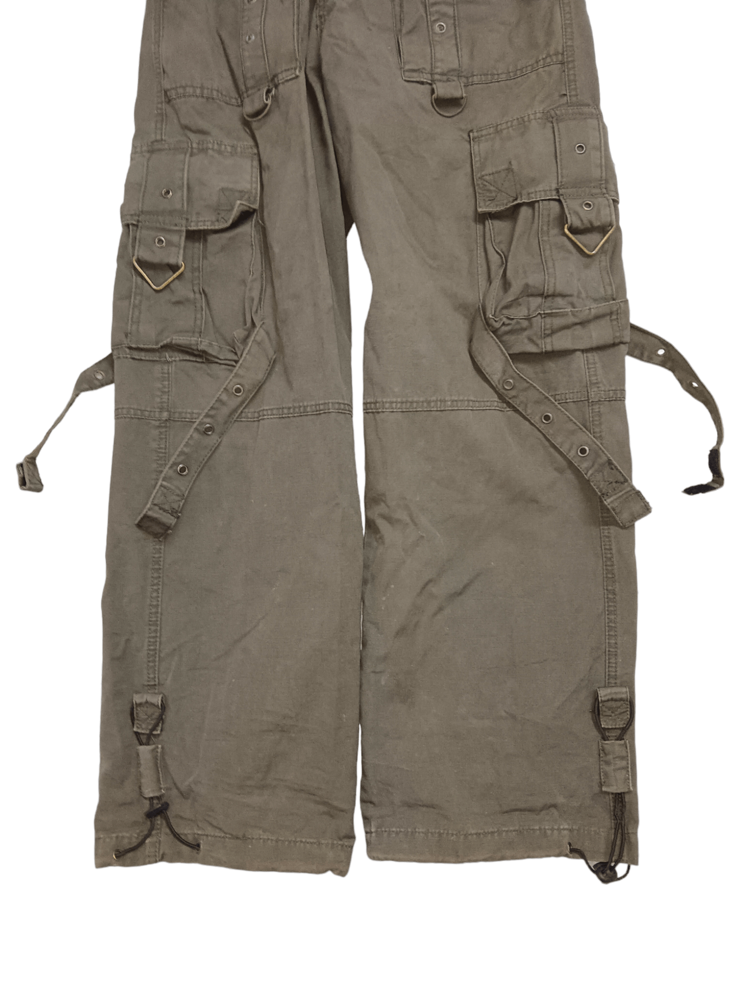 GOA Jefferson GOA Style Military Bondage Cargo Pants Size US 29 - 4 Thumbnail